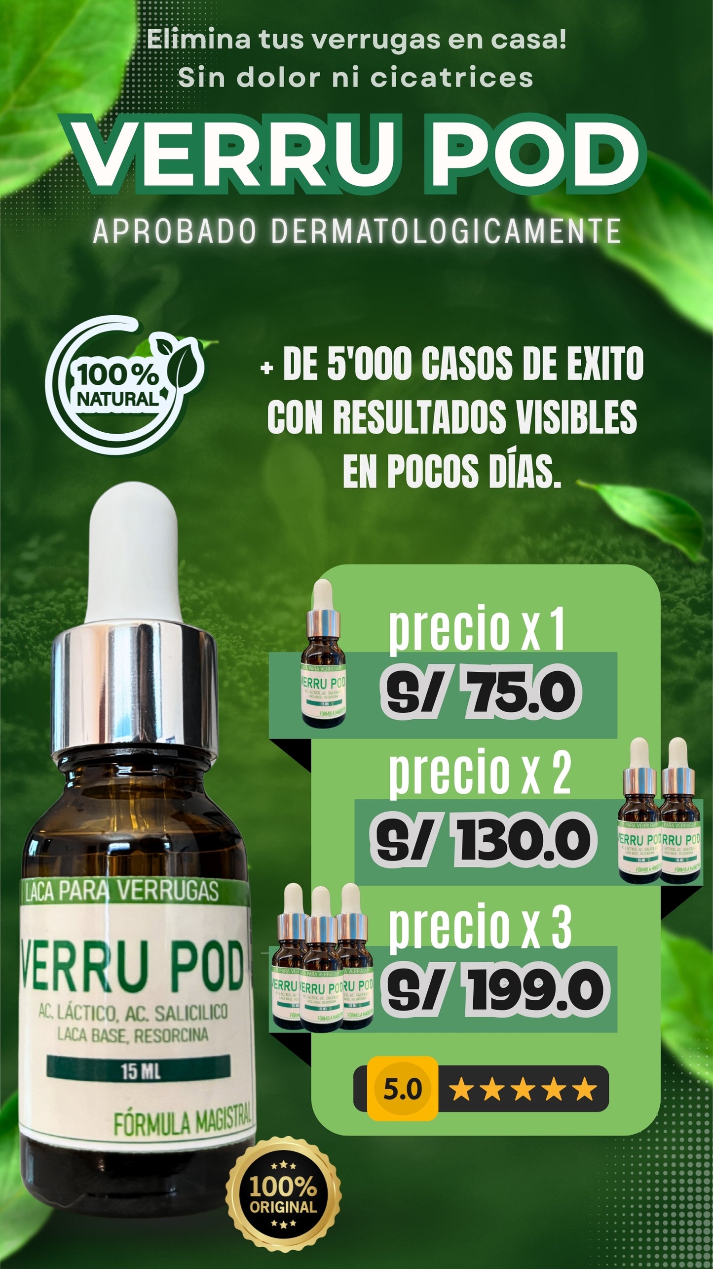 VERRU POD: Adiós a las verrugas