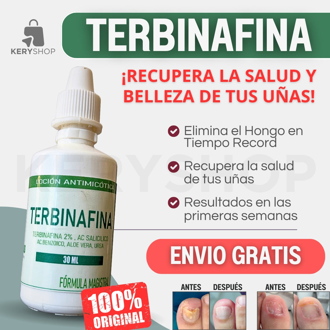 ADIOS A LOS HONGOS: TERBINAFINA EN GOTAS PARA TUS UÑAS