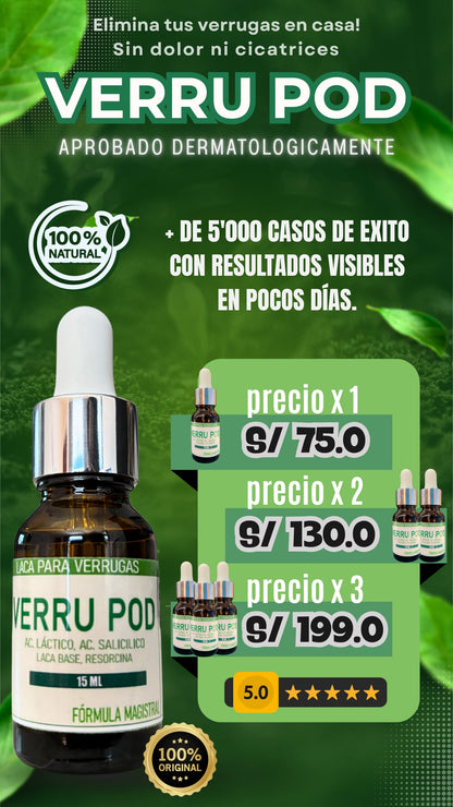 VERRU POD: Adiós a las verrugas