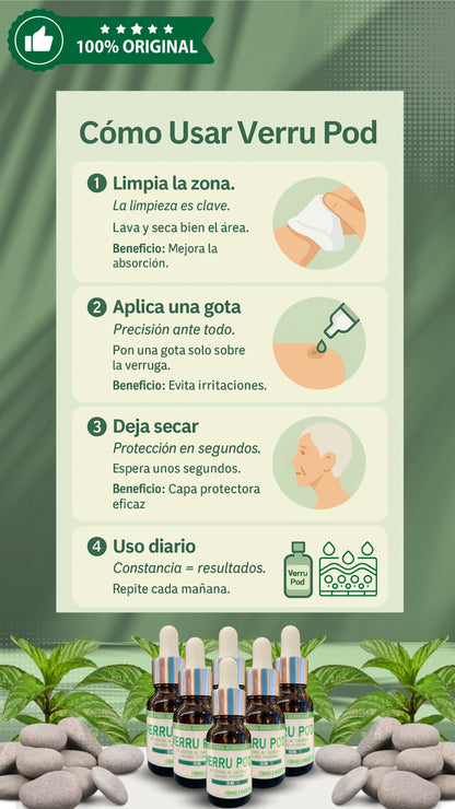 VERRU POD: Adiós a las verrugas