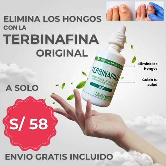 ADIOS A LOS HONGOS: TERBINAFINA EN GOTAS PARA TUS UÑAS